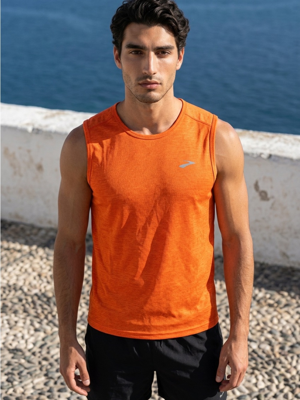 🚘 🆕 Baleaf Orange Men's Sleeveless Performance Tank size 2X